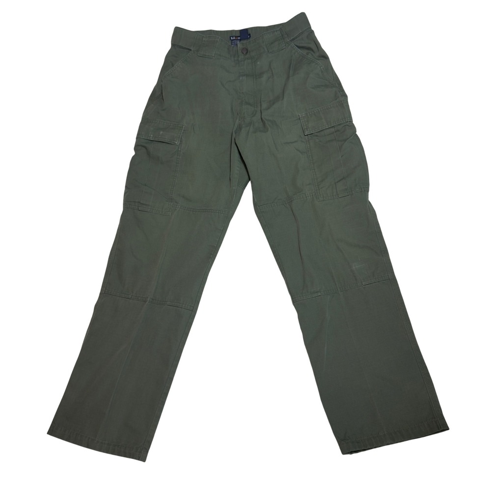 5.11 Tactical Series Mens Olive Green Ripstop Cargo Pants Size Medium Regular 31